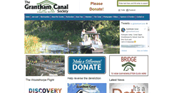 Desktop Screenshot of granthamcanal.org